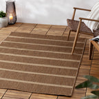 Tala Stripe Jute Effect Indoor/Outdoor Rug