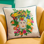 Taormina Floral Piped Cushion