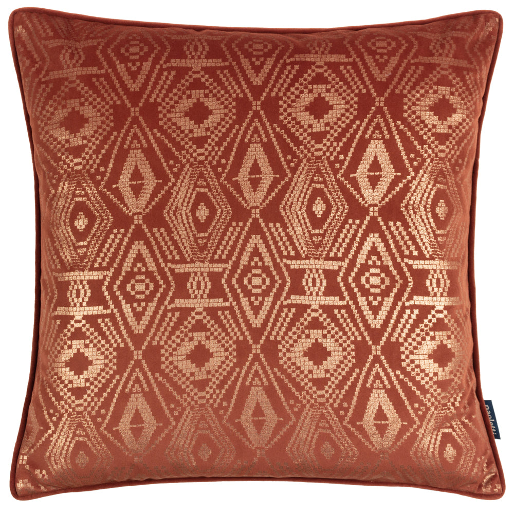Tayanna Metallic Velvet Cushion