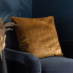 Tayanna Metallic Velvet Cushion