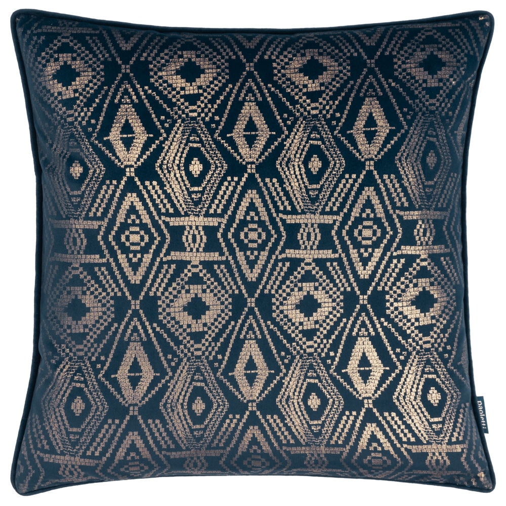 Tayanna Metallic Velvet Cushion