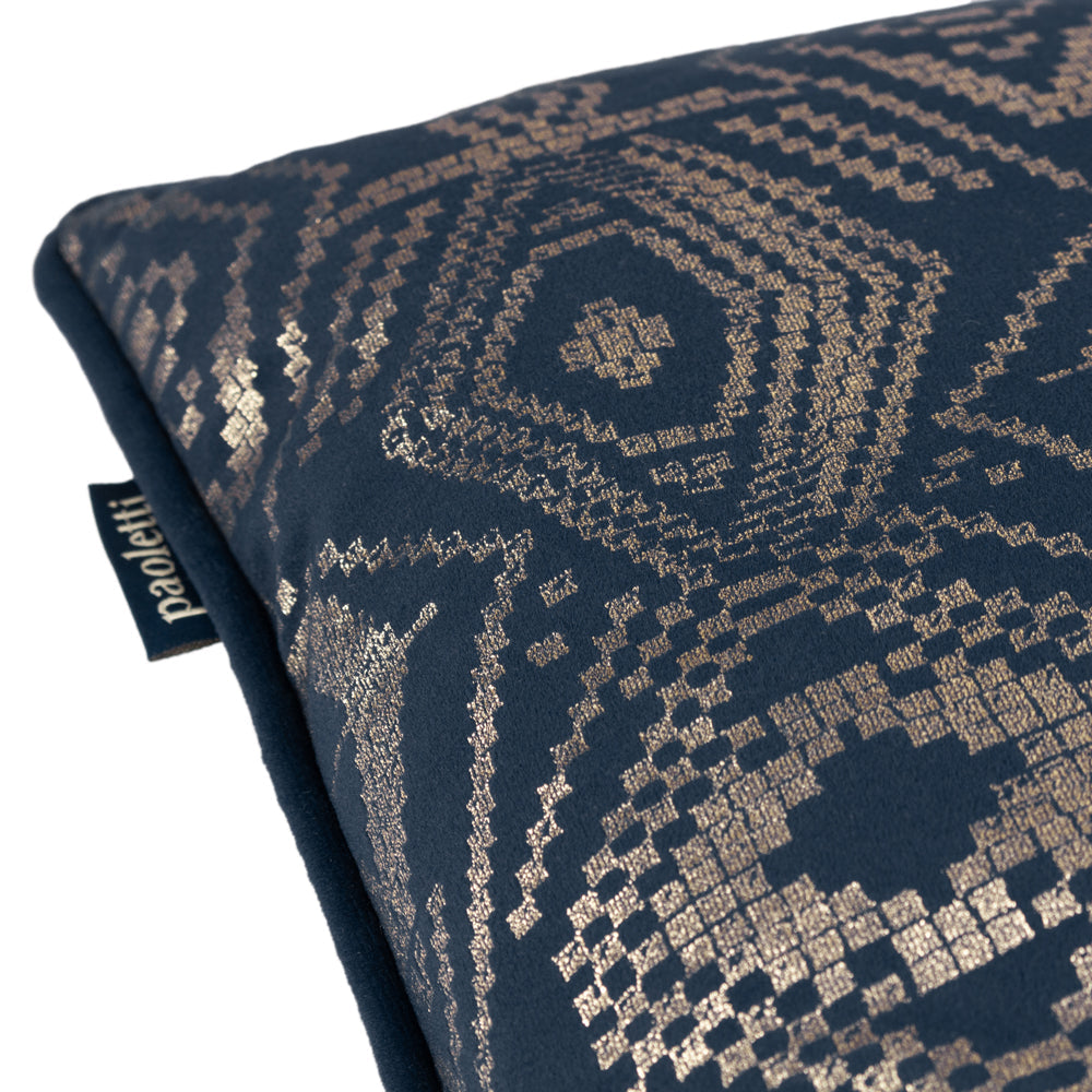 Tayanna Metallic Velvet Cushion