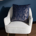 Tayanna Metallic Velvet Cushion