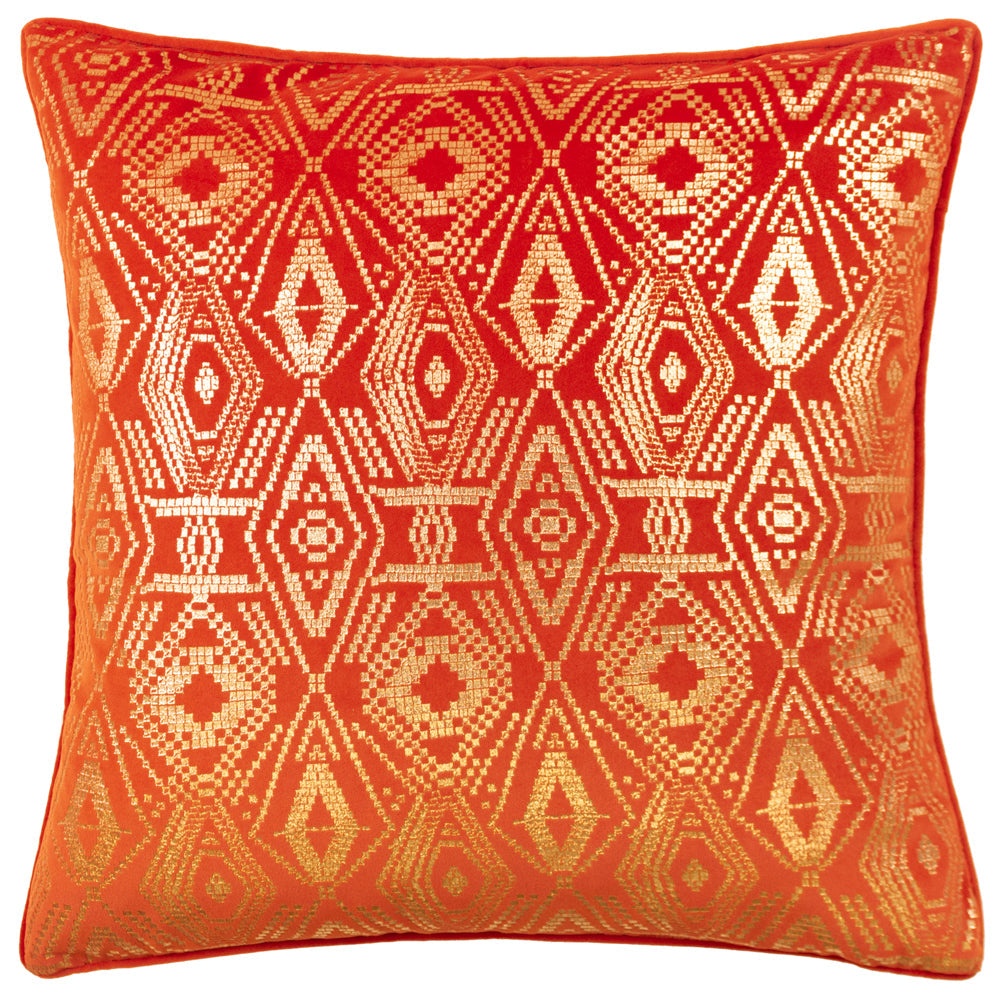 Tayanna Metallic Velvet Cushion