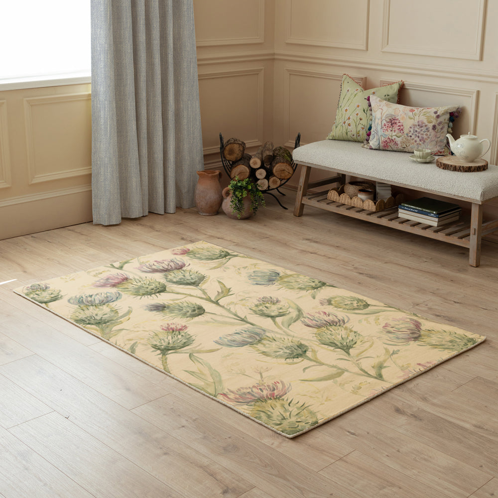 Thistle Glen Printed Wool Rug