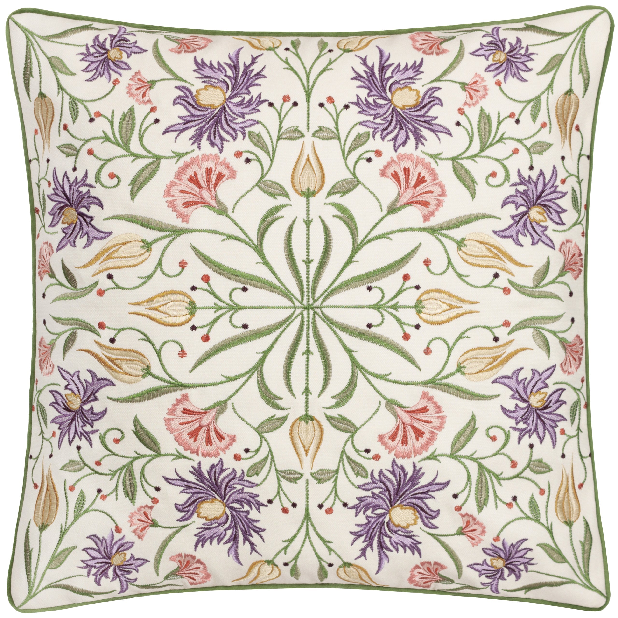 Tilda Embroidered Floral Cushion