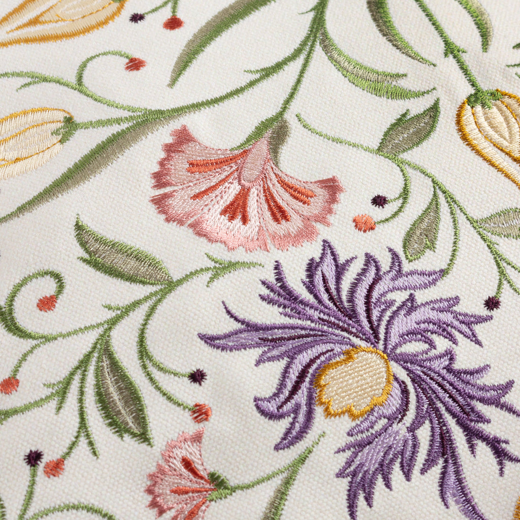 Tilda Embroidered Floral Cushion