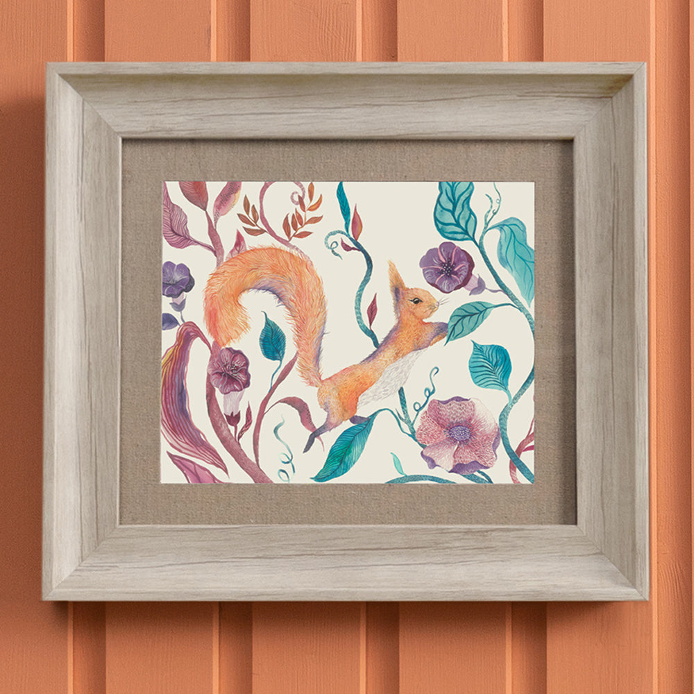 Timmy Squirrel Framed Print