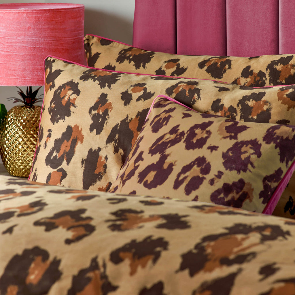 True Leopard Printed Duvet Cover Set