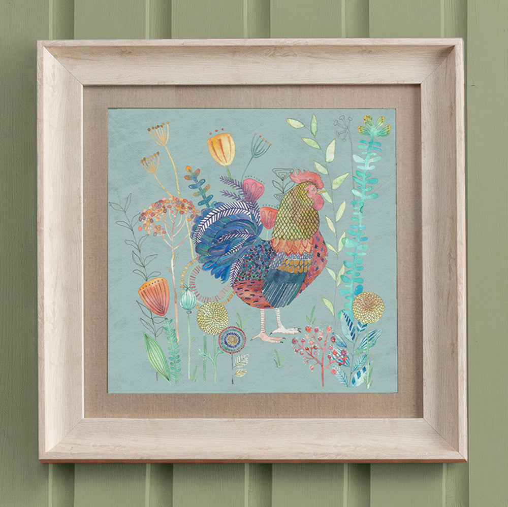 Tobias Framed Print Birch/Robins