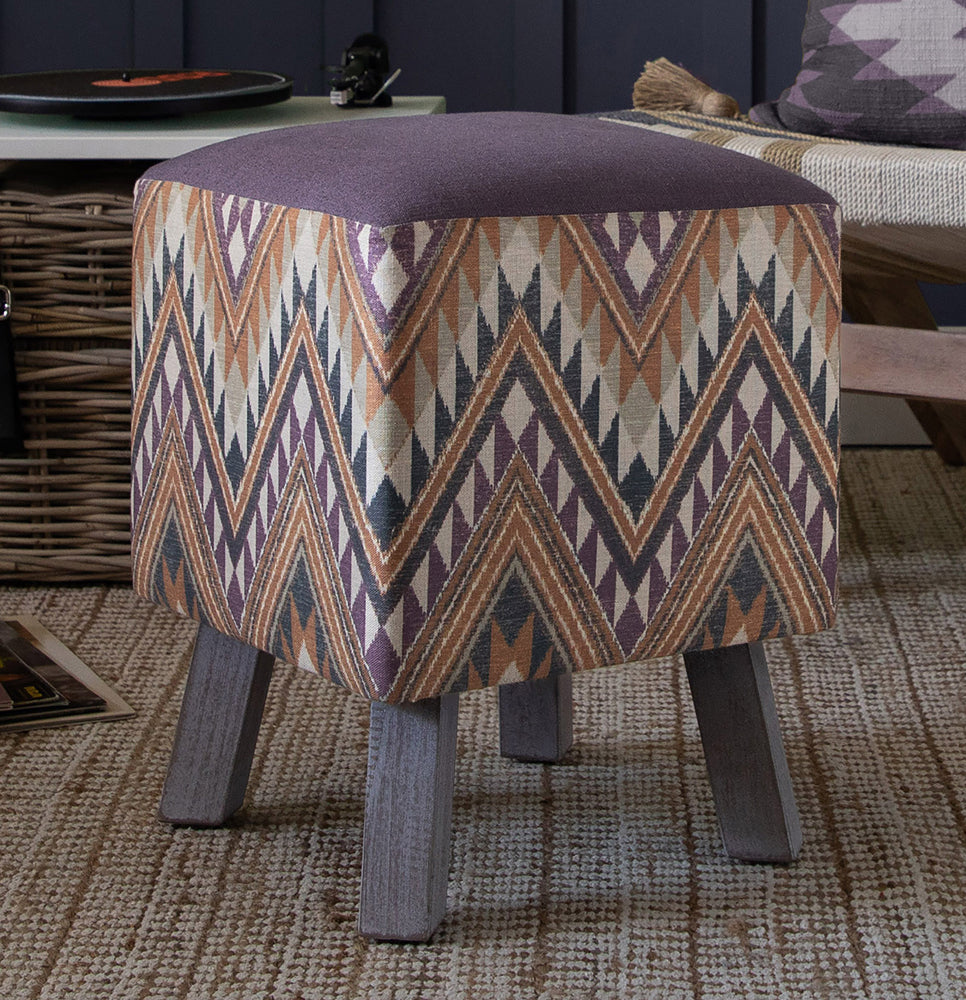 Sandoval Printed Toby Footstool