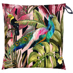 Toucan and Peacock Large 70cm Outdoor Floor Cushion
