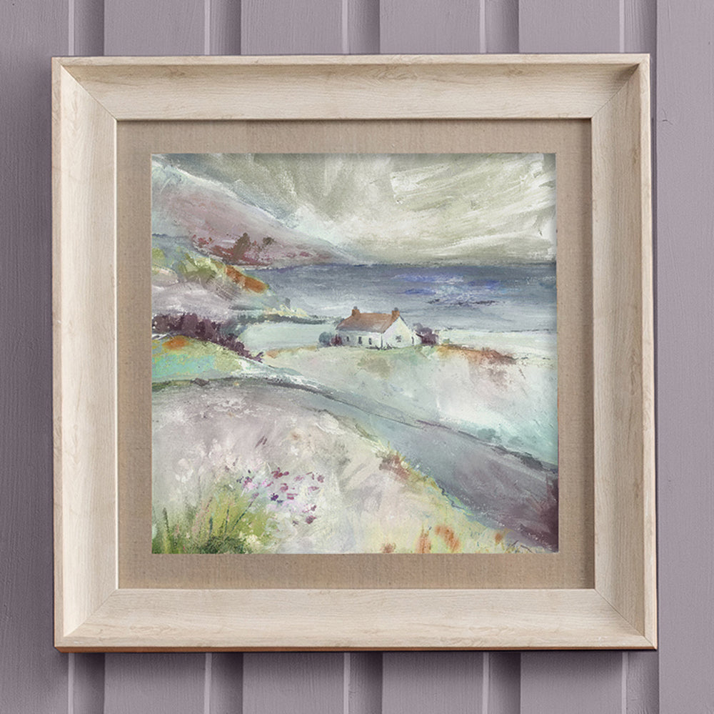 Tree Top Cottage Framed Print