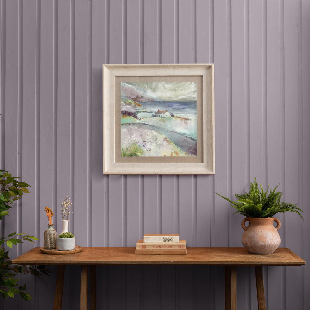 Tree Top Cottage Framed Print