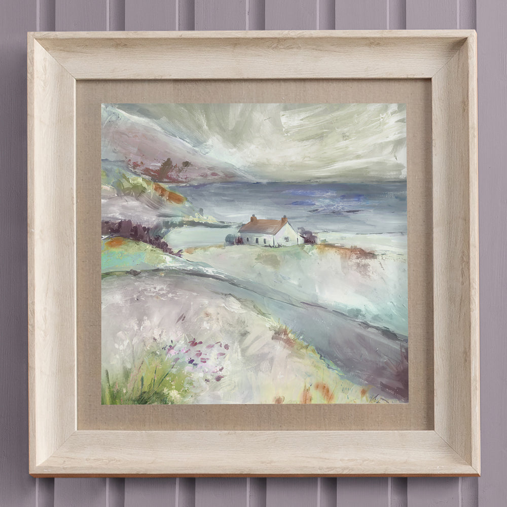 Tree Top Cottage Framed Print