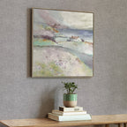 Tree Top Cottage Framed Canvas