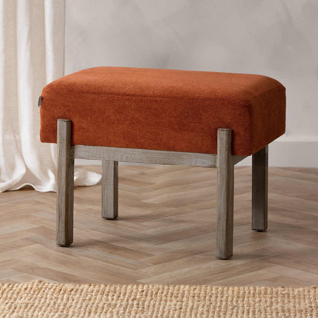 Trenton Wooden Footstool