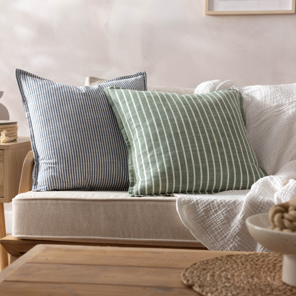 Truro Stripe Reversible Cushion