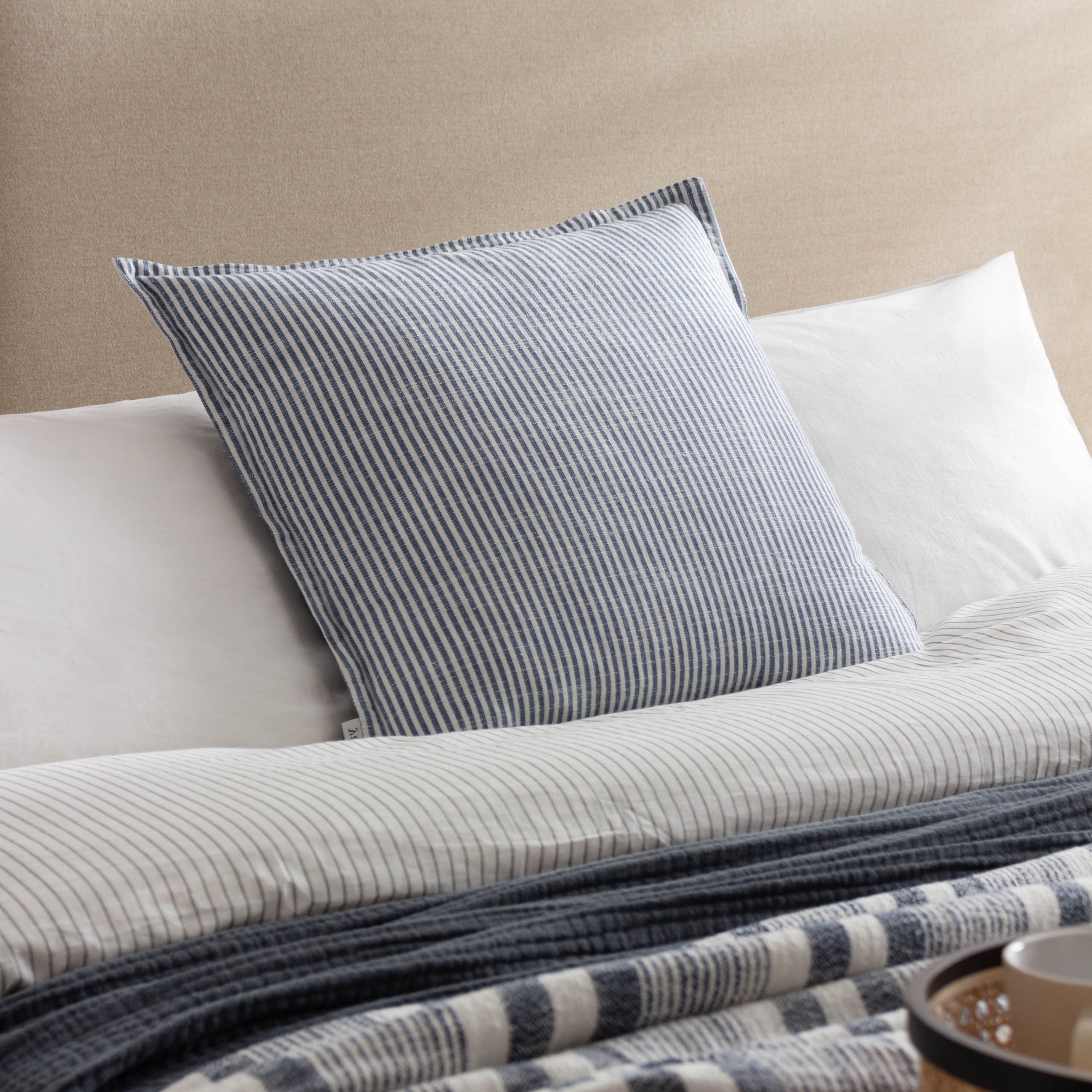 Truro Stripe Reversible Cushion