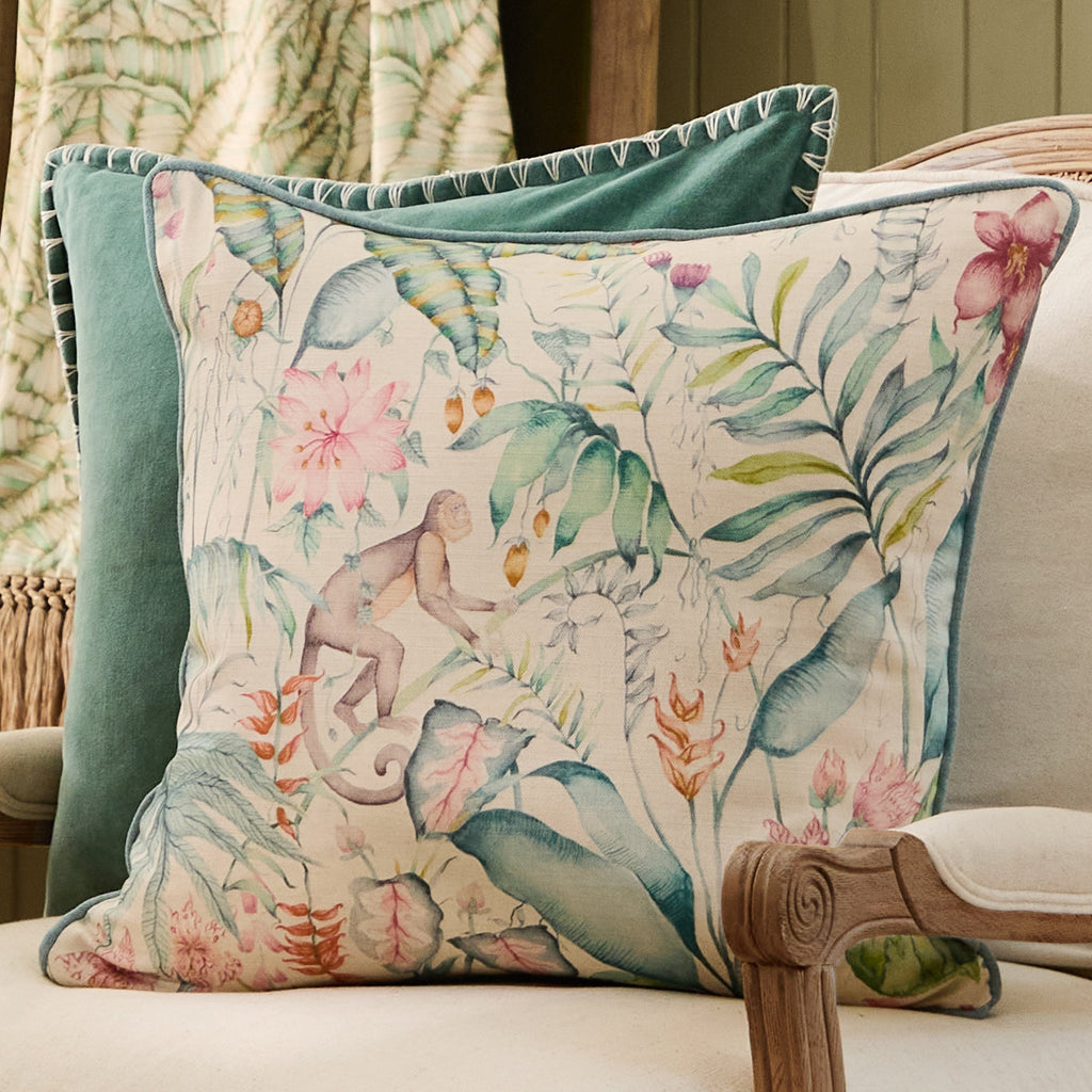 Tropical Utopia Printed Cushion