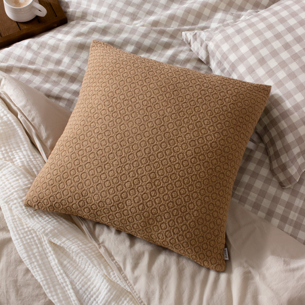 Tryfan Textured Cotton Cushion