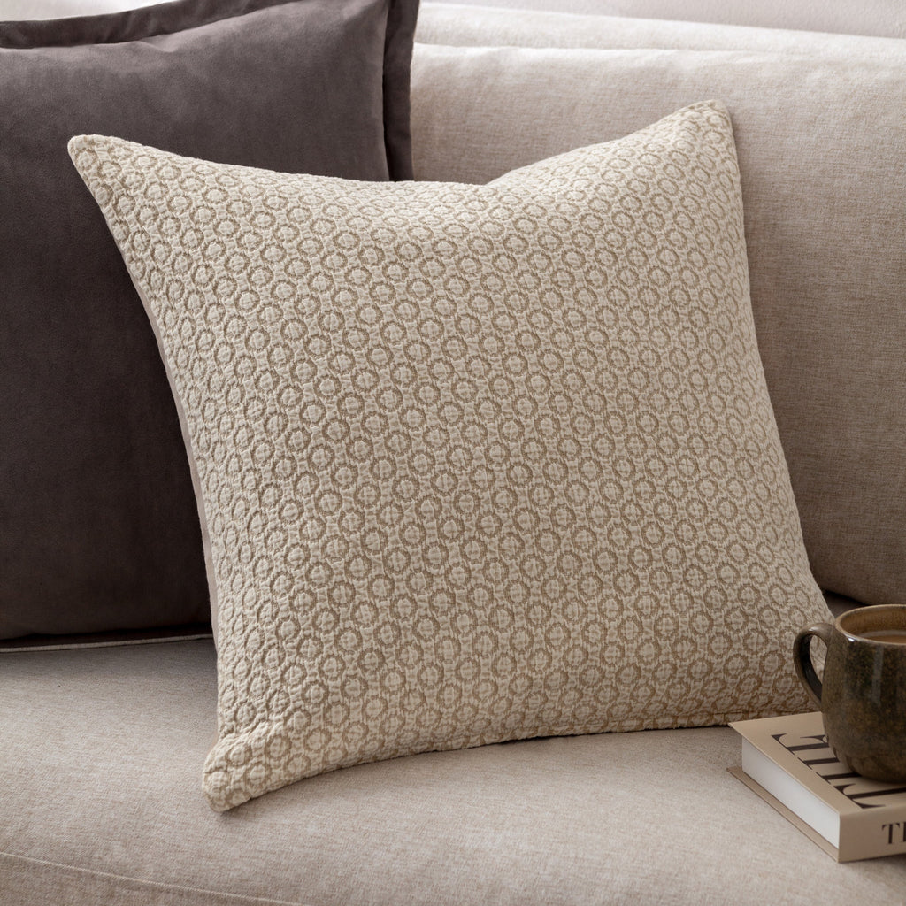 Tryfan Textured Cotton Cushion