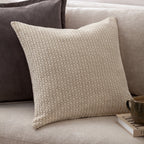 Tryfan Textured Cotton Cushion