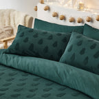Tufted Tree Festive 100% Cotton Duvet Cover Set
