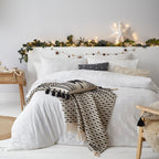 Tufted Tree Festive 100% Cotton Duvet Cover Set