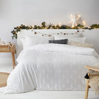 Tufted Tree Festive 100% Cotton Duvet Cover Set