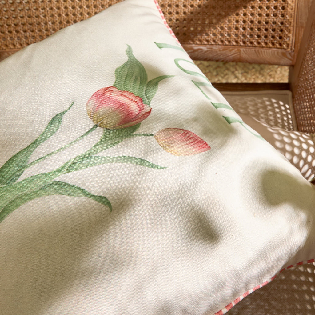 Tulip Printed Outdoor Cushion