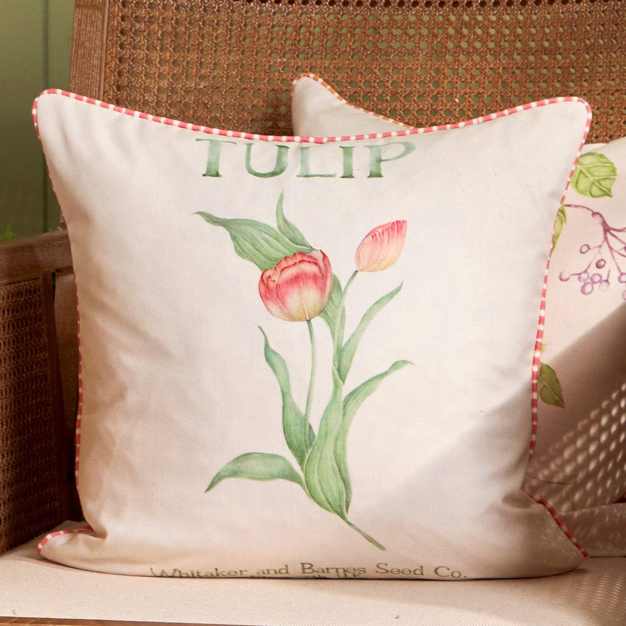Tulip Printed Outdoor Cushion