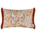 Tropical Utopia Printed Velvet Cushion