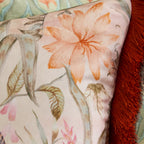 Tropical Utopia Printed Velvet Cushion