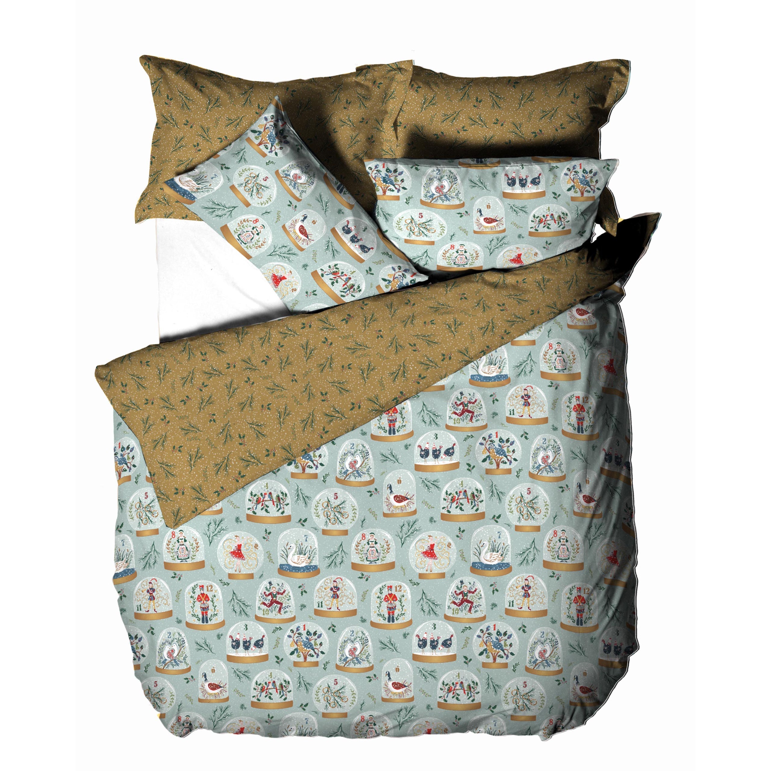 Twelve Days of Christmas Festive Duvet Cover Set