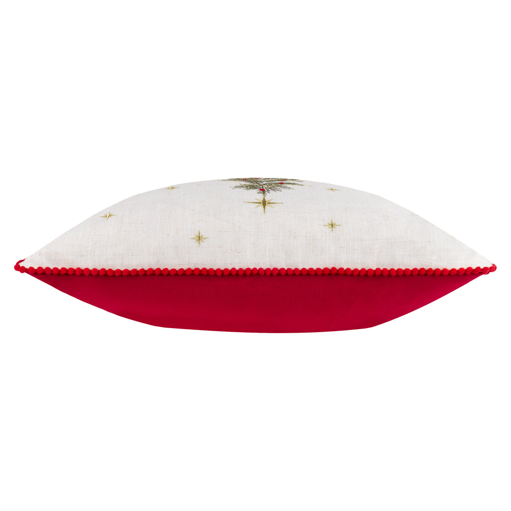 Twinkling Tree Embroidered Cushion