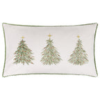 Twinkling Tree Trio Embroidered Cushion