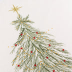 Twinkling Tree Trio Embroidered Cushion