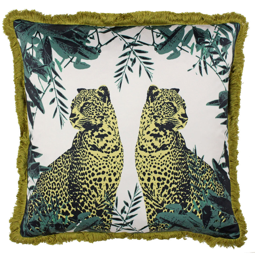 Twin Leopard Cushion