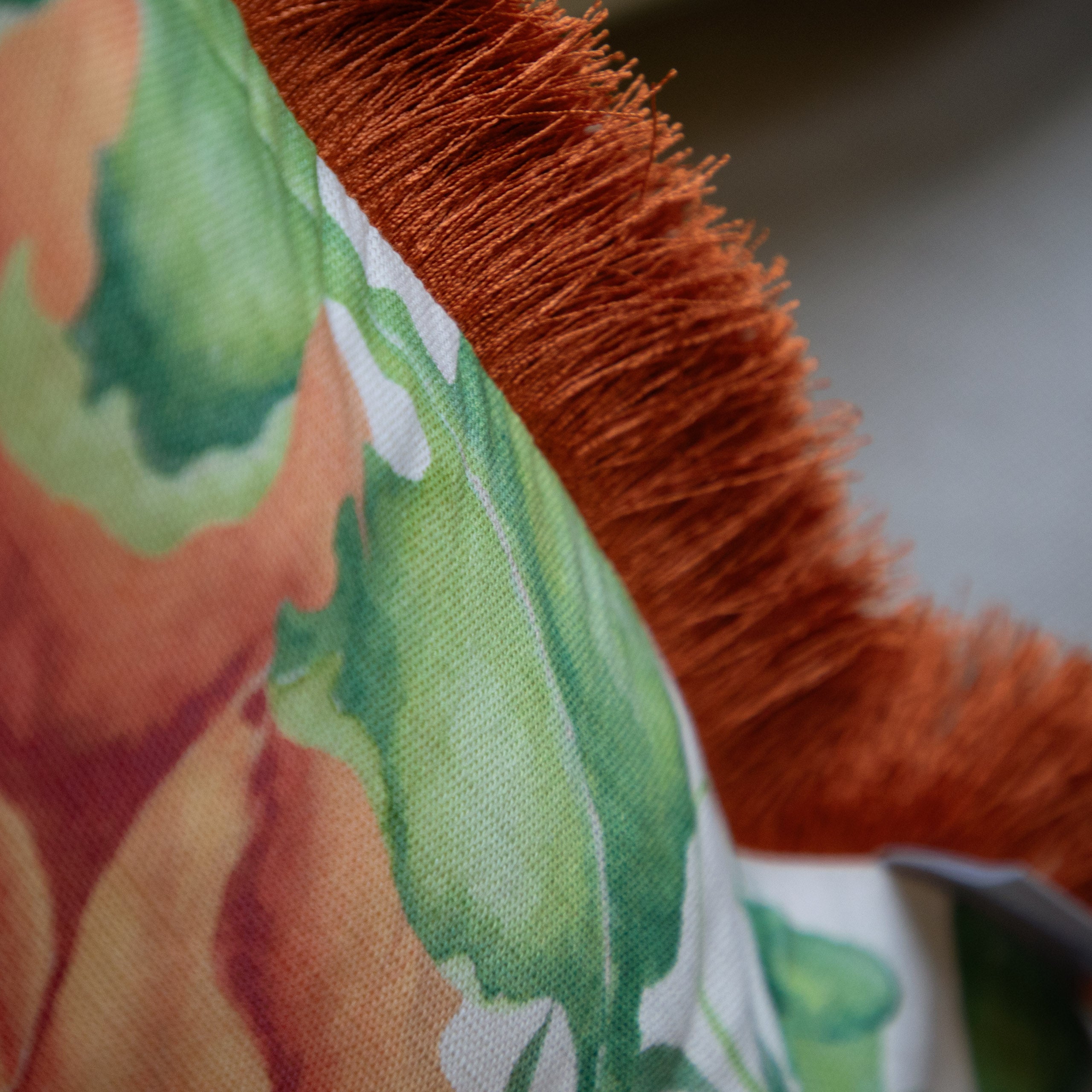 Valeria Printed Ruched Cushion