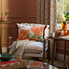 Valeria Printed Ruched Cushion