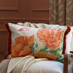 Valeria Printed Ruched Cushion