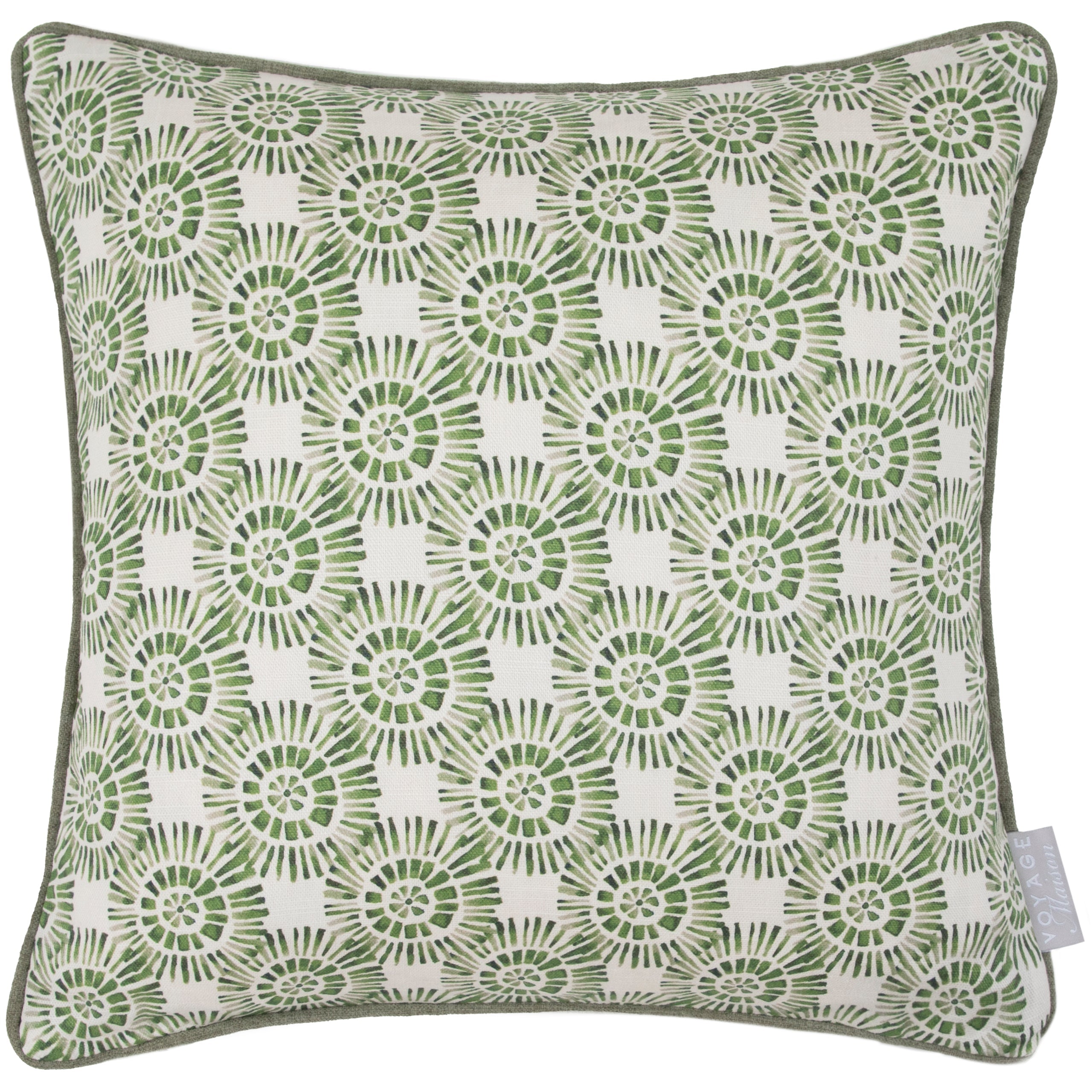 Vali Printed Piped Cushion