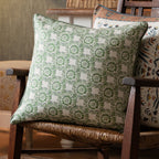Vali Printed Piped Cushion