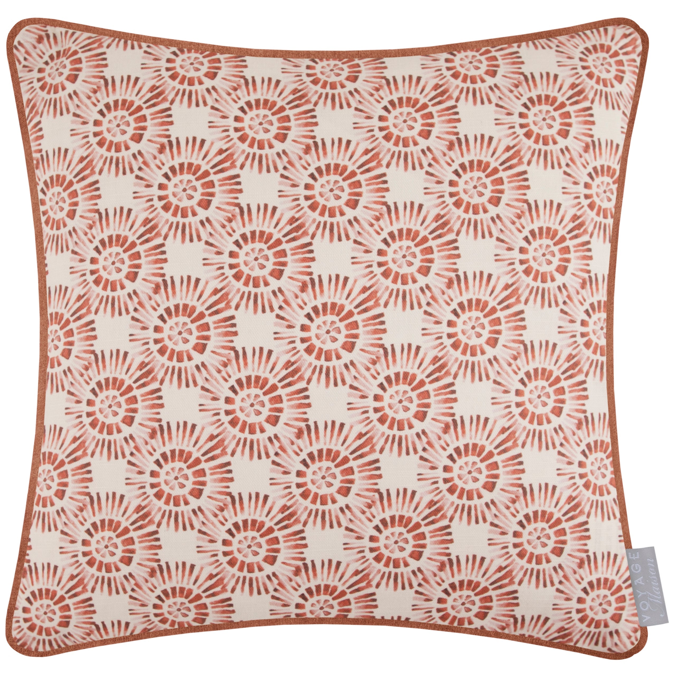 Vali Printed Piped Cushion