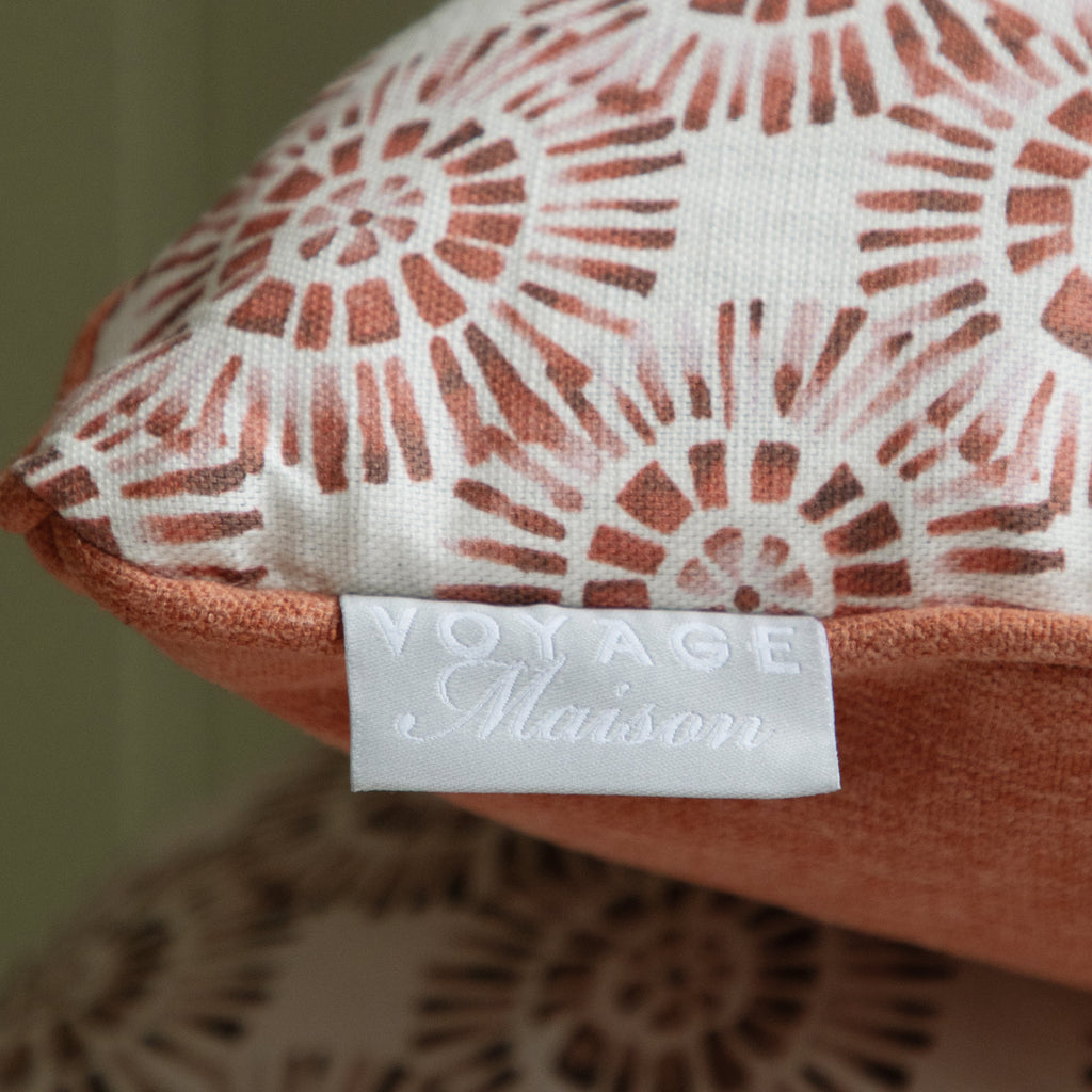 Vali Printed Piped Cushion