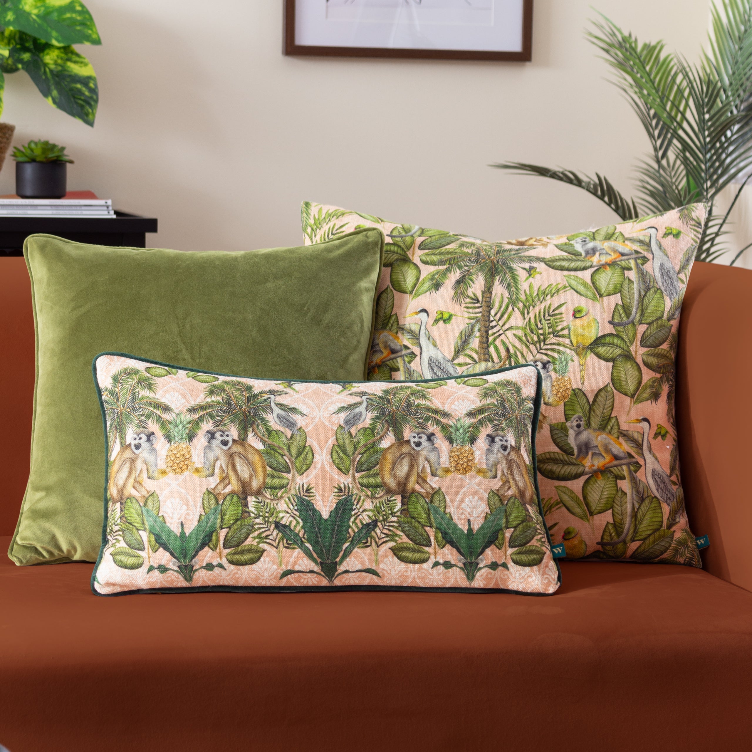 Valera Korba Monkey Tropical Cushion