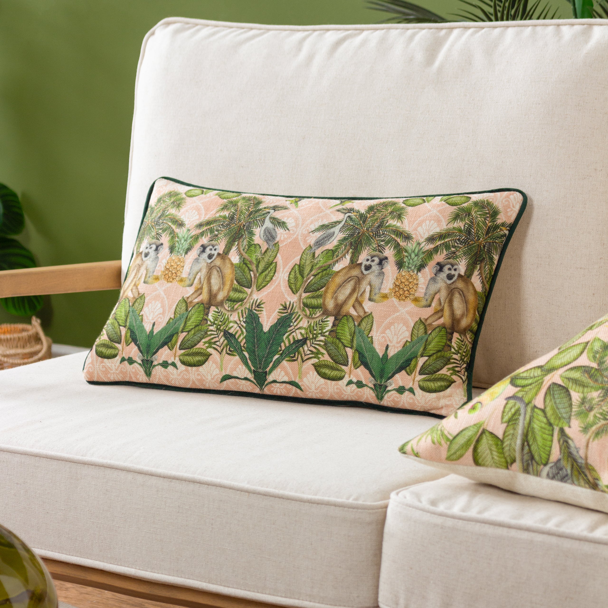 Valera Korba Monkey Tropical Cushion