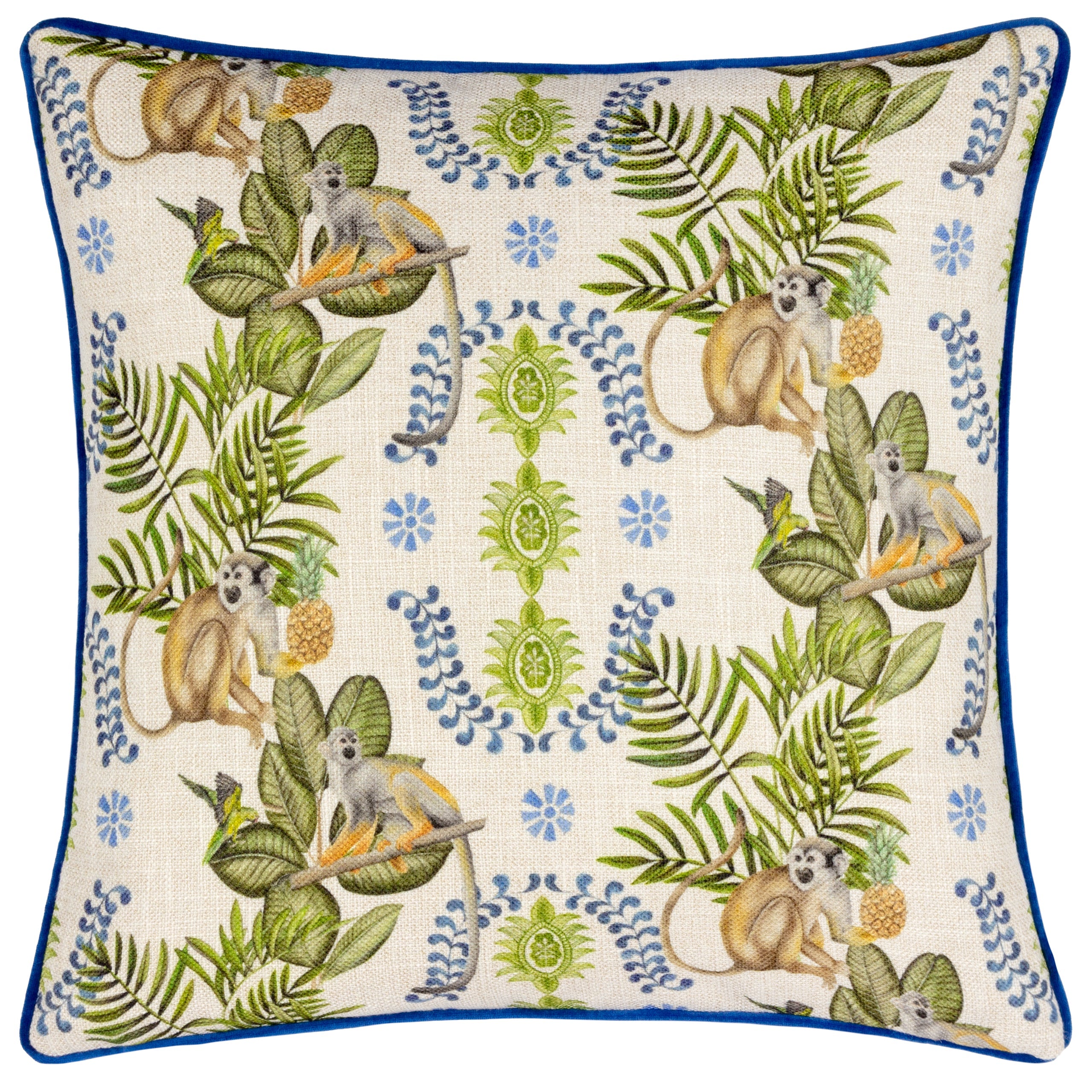 Valera Lagos Monkey Tropical Cushion