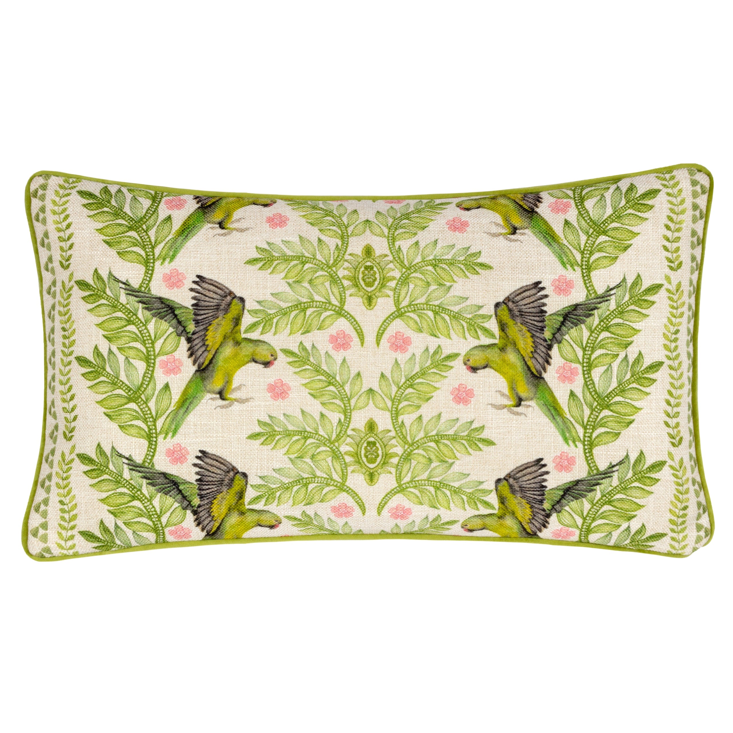 Valera Pedra Parrots Tropical Cushion